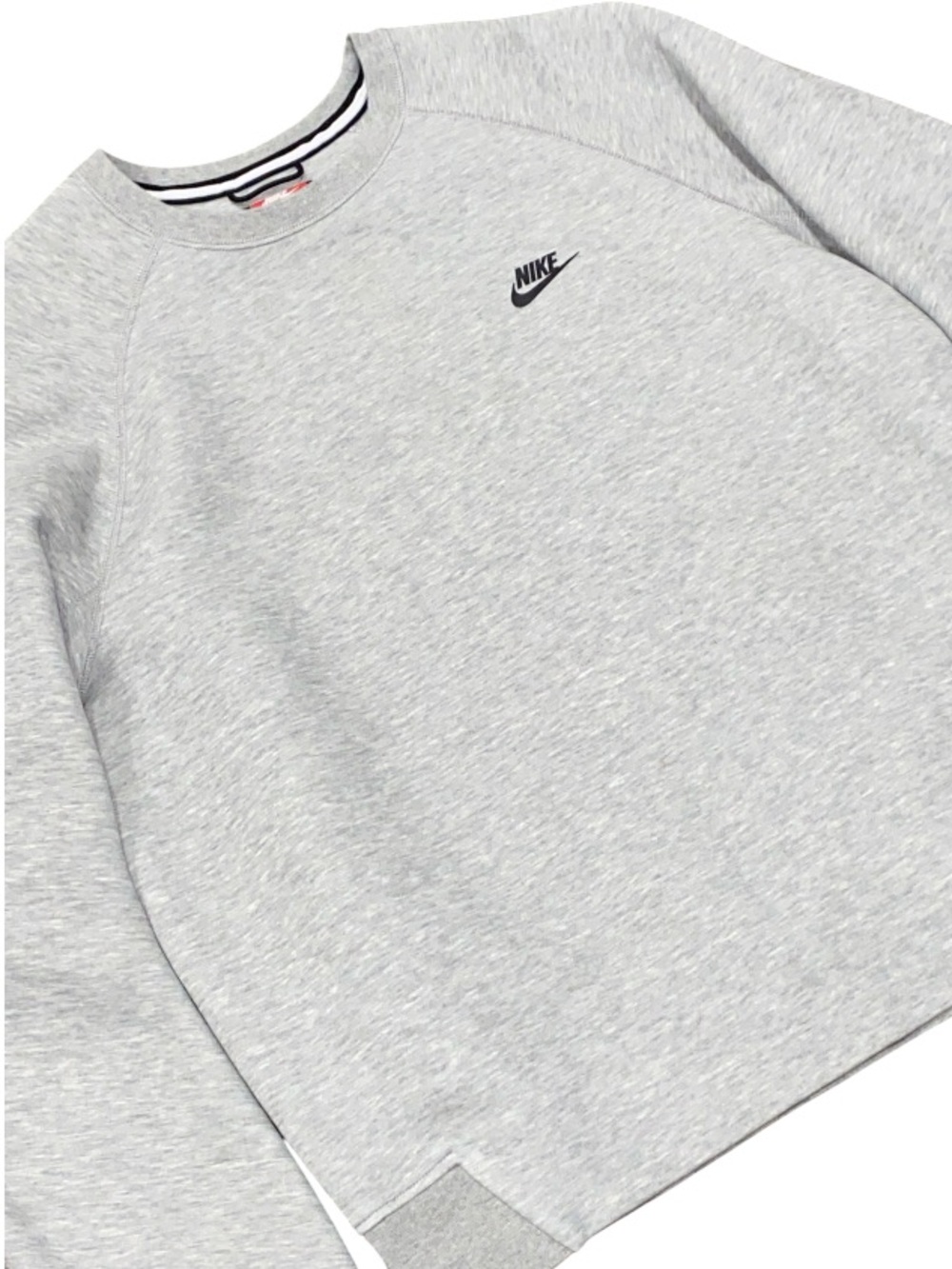 NIKE Tech Grey Pullover Crewneck Sweatshirt FB7916-063 Sportswear Tech Fleece - Picture 2 of 9